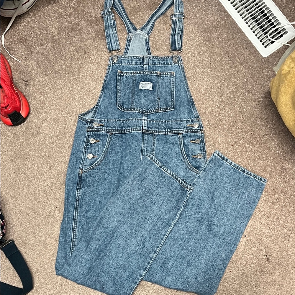 Levi's Classic Blue Denim Overalls